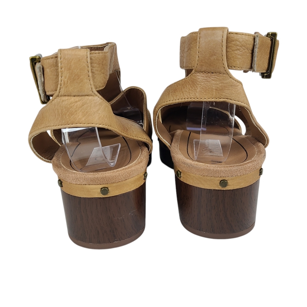 Vionic Faye tan leather closed toe sandals with ankle strap size 7 - Picture 10 of 14